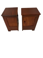 Art Deco Modernist Nightstands by J.A. Muntendam for L.O.V. Oosterbeek, 1920s 2